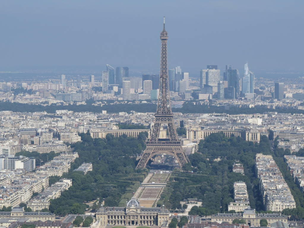 Torre Eiffel vista da Torre Montparnasse - Roteiro de 5 dias em Parism Paris
